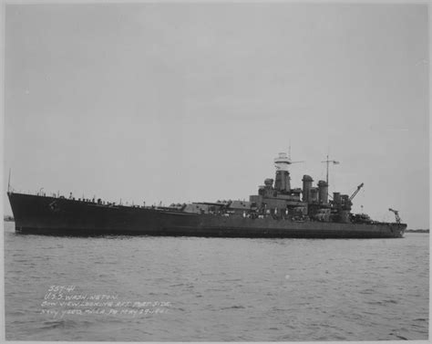 二战唯一炮战击沉敌方战列舰：美国华盛顿号战列舰传奇|萨沃岛|战列舰|雷达_新浪新闻
