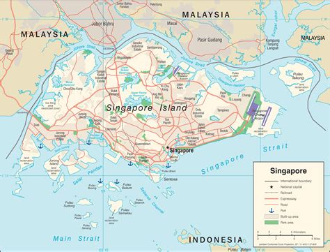 新加坡世界地图图片