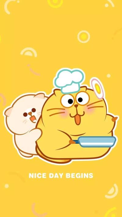 蛋黄猫壁纸图片