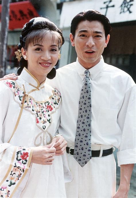 老照片：1994年《情系今生》梅艳芳和刘德华 - 派谷老照片修复翻新上色