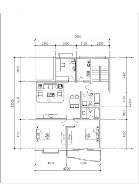 锦州市江南花园小区经典实用的平面户型设计CAD图纸（共60张）_住宅小区_土木在线