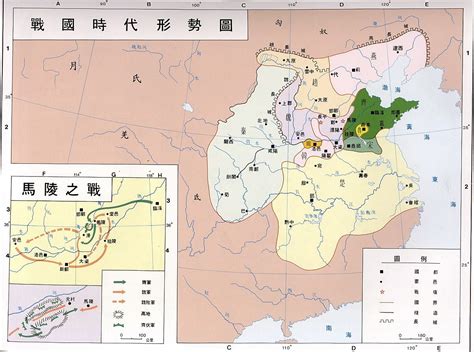 战国时期形势及各国势力分布-历史地图网