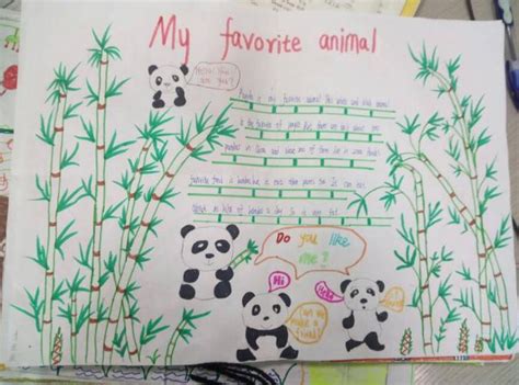 小学一年级我喜欢的动物英语手抄报 小学一年级我喜欢的动物英语手抄报图片 | 抖兔教育