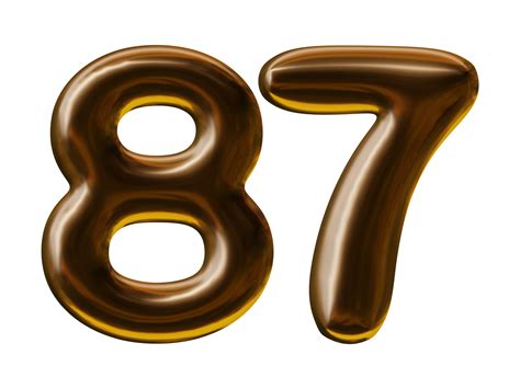 Free Printable Number Bubble Letters: Bubble Number 87 - Freebie ...