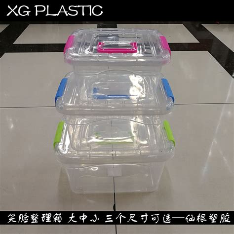 日本天马ROX系列收纳箱家用超大衣服整理箱透明塑料大容量周转箱_虎窝淘