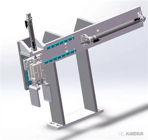 【非标数模】两轴机械抓手简易结构3D图纸 x_t格式_SolidWorks-仿真秀干货文章