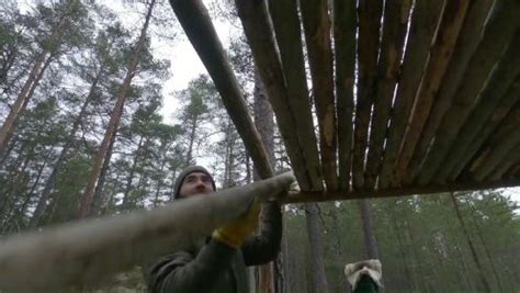 北欧荒野的丛林冒险下暴雪了，躲在木棚里取暖，建造冬季庇护所_高清完整版视频在线观看_腾讯视频