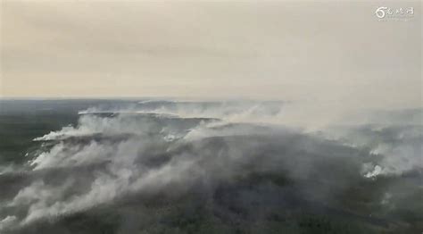 俄罗斯大火24小时内吞没10万公顷森林多地成为烟城 - 图说世界 - 龙腾网