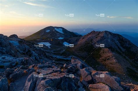 傍晚的大汝峰和剑峰（白山）的照片素材免抠元素模板下载 -图巨人