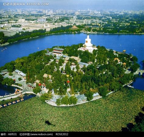 北京北海公园鸟瞰图图片免费下载_红动中国