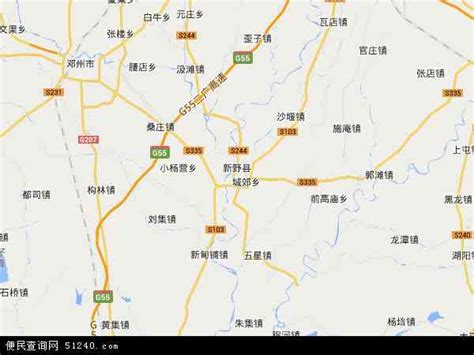 新野县地图 - 新野县卫星地图 - 新野县高清航拍地图