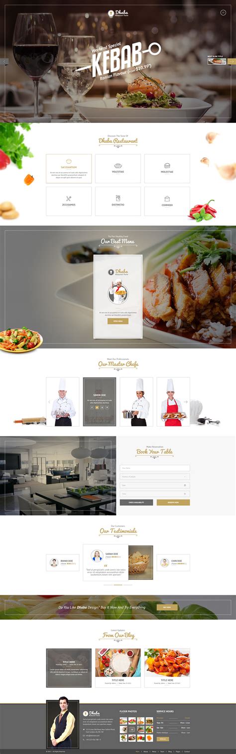 22个餐饮网站设计欣赏-海淘科技