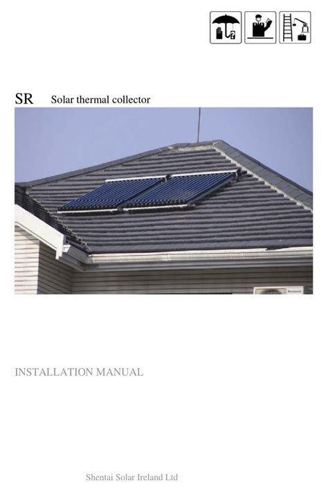 SHENTAI SOLAR SR10 INSTALLATION MANUAL Pdf Download | ManualsLib