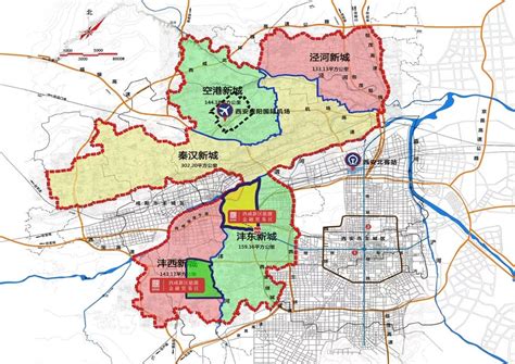 西咸新区沣东新城规划图 - 洛阳周边 - 洛阳都市圈