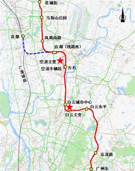 广州地铁18号线北延段最新消息(线路图+全程站点+通车时间) - 广州慢慢看