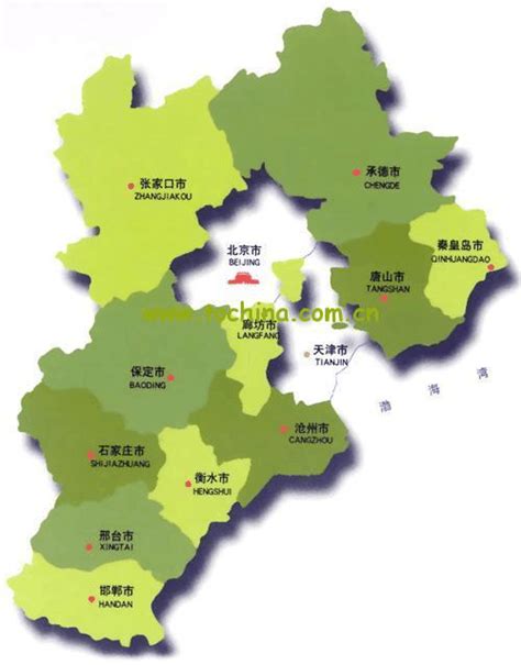 河北行政区划图图片