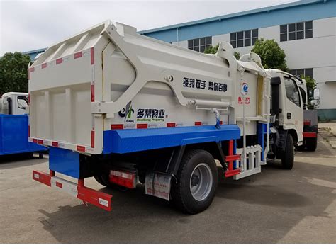 东风D6侧挂桶压缩式垃圾车 - 压缩垃圾车 - 山西耀邦环境装备工程有限公司