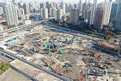 上海徐汇2022年重大项目集中开工，徐家汇商圈天桥连廊四期发布最新工程进度|界面新闻