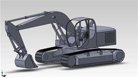 大型挖掘机3D模型下载_三维模型_SolidWorks模型 - 制造云 | 产品模型