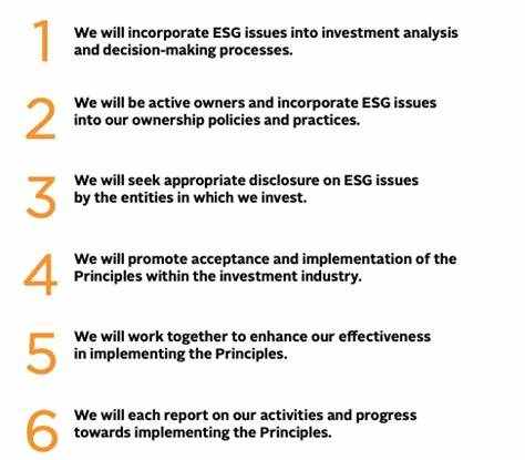 Spearheading Change: Principles for Responsible Investment