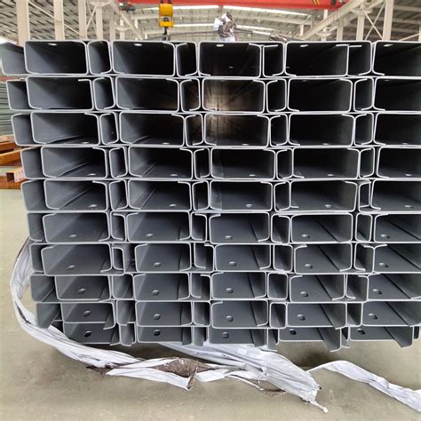 冷弯型钢镀锌楼板40*200加厚冲孔过磅重型阁楼式货架钢平台材料-阿里巴巴