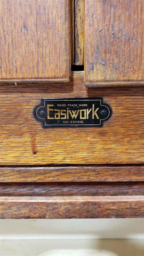 Lot - Vintage Easiwork Streamline Kitchen Cabinet