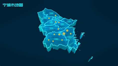 宁波市地图组件_设计小新1-站酷ZCOOL