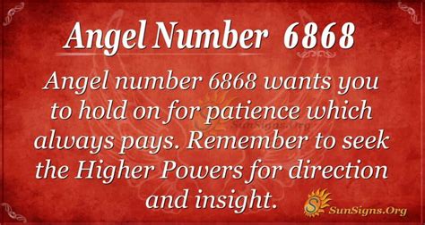 Angel Number 6868 Meaning Symbolizes Cooperation - SunSigns.Org