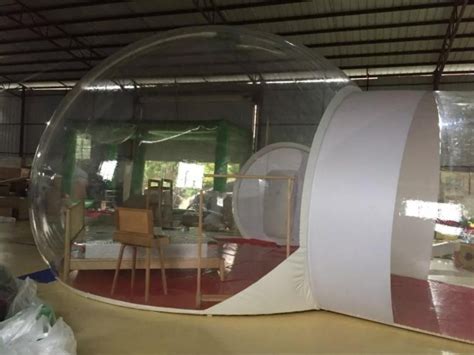 PC玻璃星空房透明帐篷泡泡屋移动泡沫组装阳光房庭院民宿室外户外-阿里巴巴