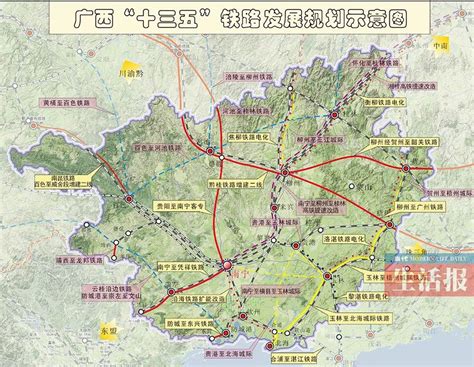 广西交通地图图片