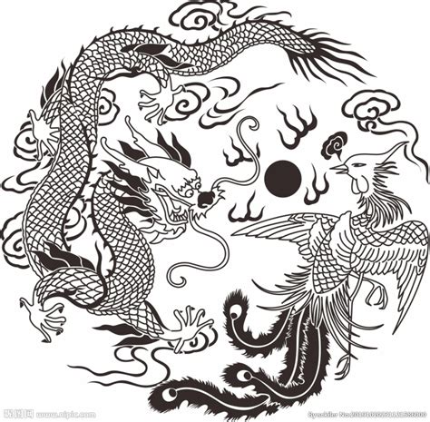 素描中国龙的画法教程 中国龙怎么画国画龙图片——由龙作品_上海由龍工作室-站酷ZCOOL