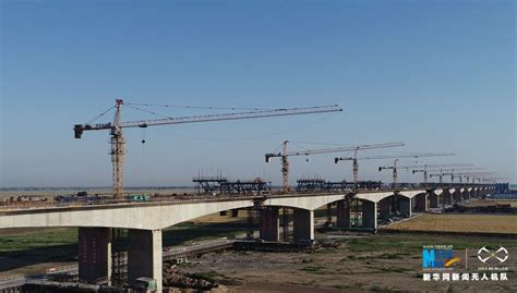高清：焦作至荥阳黄河大桥工程加紧建设--图集--中原网