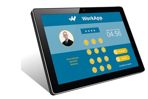 tablet – Workapp Registro de Jornada
