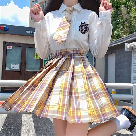韩国高中学生校服套装学院风英伦秋冬班服日本水手服女格子裙海军-阿里巴巴