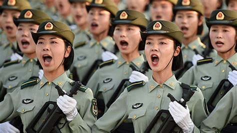 北京武警部队女兵野营拉练【5】--图片频道--人民网