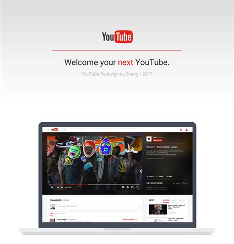 YouTube Redesign|UI|其他UI |ZEALAEZ - 原创作品 - 站酷 (ZCOOL)