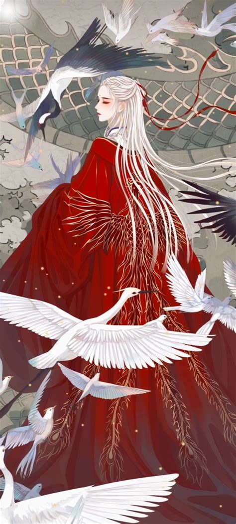 神话常提及七种飞禽：凤凰、青鸾、大鹏、孔雀、白鹤、鸿鹄、枭鸟