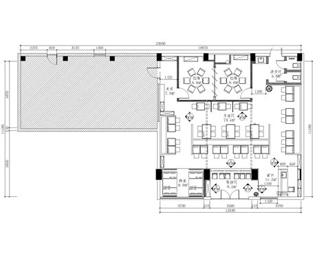 粤来记港式茶餐厅装修设计施工图（附效果图）-餐饮空间装修-筑龙室内设计论坛