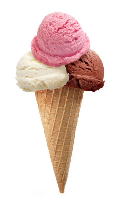 美味的冰淇淋图片-三种颜色的冰淇淋甜筒素材-高清图片-摄影照片-寻图免费打包下载