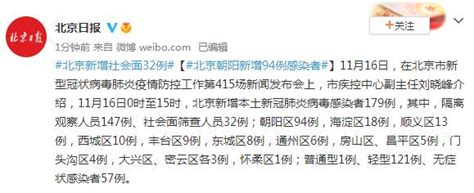 北京今日最新通报！11月16日0-15时新增本土感染者179例 社会面32例_时政_中国小康网