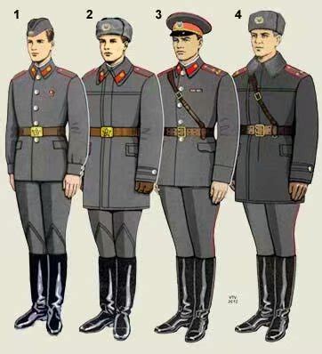 苏联内务部内卫部队“СМЧМ”部队成员均为内卫部队士兵/军官编制