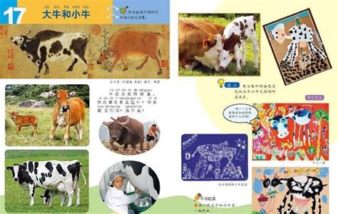 部编人教版一下美术17《大牛和小牛》教案及课件|大牛和小牛|小牛|老牛_新浪新闻