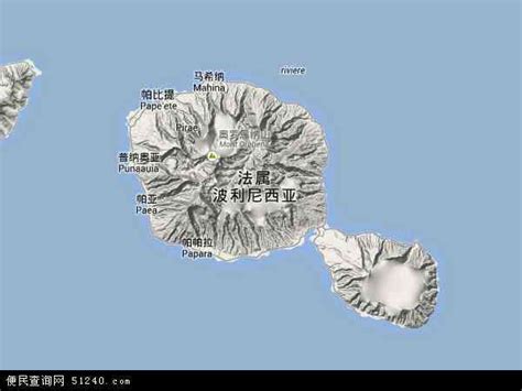 波利尼西亚地图图片