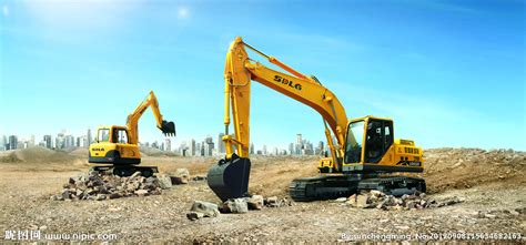 挖掘机在现场进行土方工程高清图片下载-正版图片503505735-摄图网