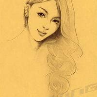 非主流卡通素描头像