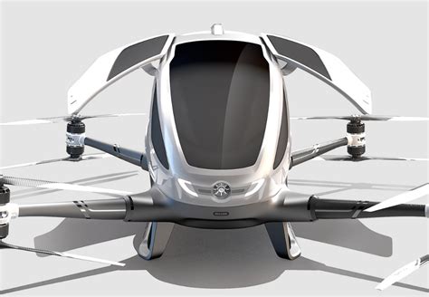亿航发布用于中短途空中物流的大载重自动驾驶飞行器-航拍网