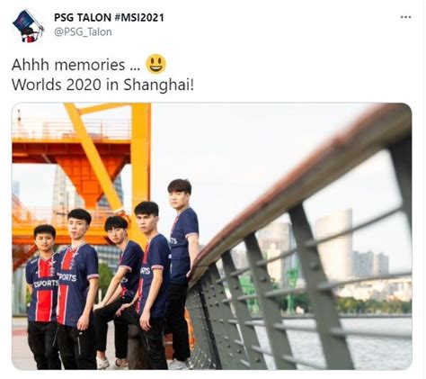 PCS赛区PSG.TLN晒出S10照片：2020年世界赛在上海的回忆-直播吧zhibo8.cc
