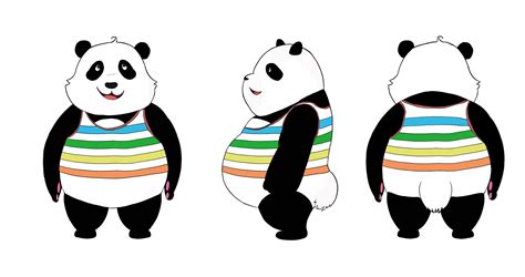 得利轩熊猫吉祥物图形LOGO|平面|吉祥物|残云清风 - 原创作品 - 站酷 (ZCOOL)