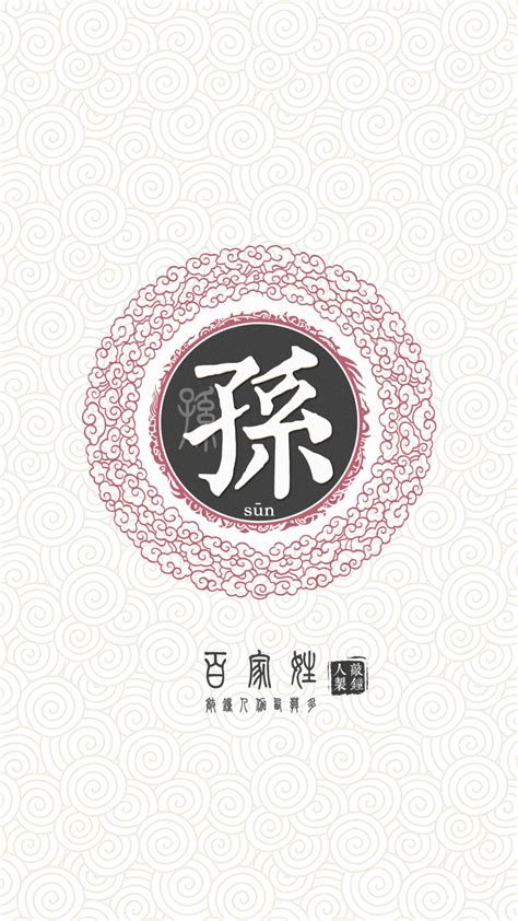 孙姓氏头像非主流