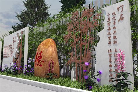 福州校园文化建设 户外景观文化墙设计 _福州校园文化建设-站酷ZCOOL